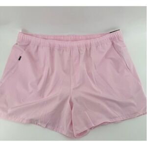 DSG Mens 5 Inch Agility 2in1 Shorts Light Pink XXL Athletic Fit Moisture Wicking
